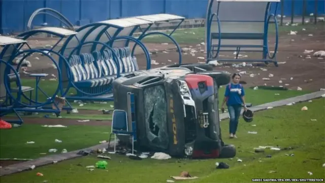 फुटबॉल सामन्यादरम्यान हिंसाचार