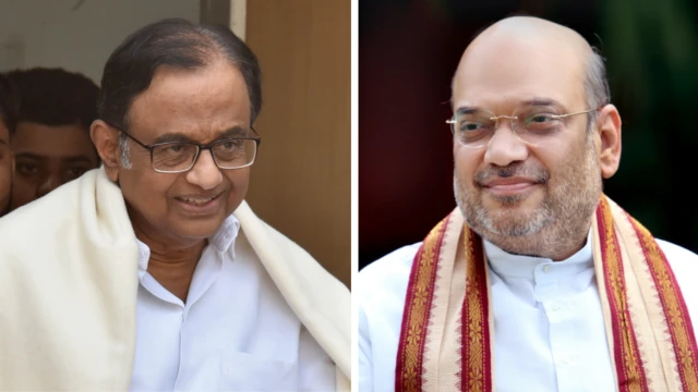 चिदंबरम- अमित शाह