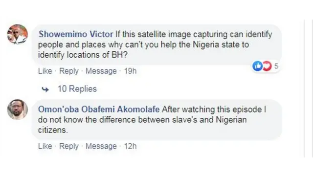 Aworan esi oju opo BBC Yoruba