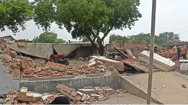 विकास दुबे का घर