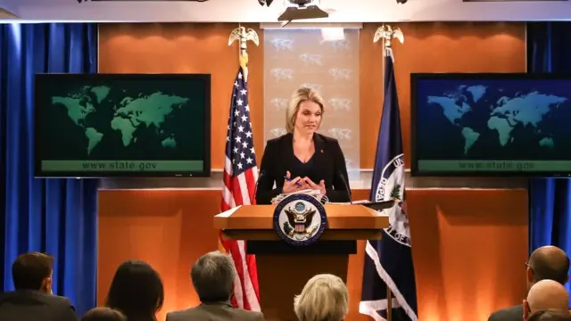 هدر نوئرت گفته آمریکا در حمایت از حق اعتراض مسالمت‌آمیز مردم ایران ثابت قدم خواهد ماند