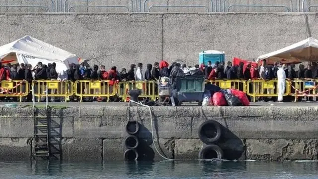 بنابر اعلام دولت اسپانیا، امسال بیش از ۱۱ هزار پناهجو وارد جزایر قناری شدند