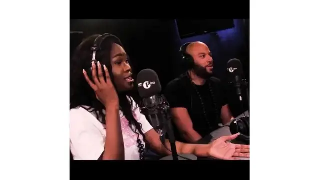 Oloni akiwa katika matangazo ya BBC