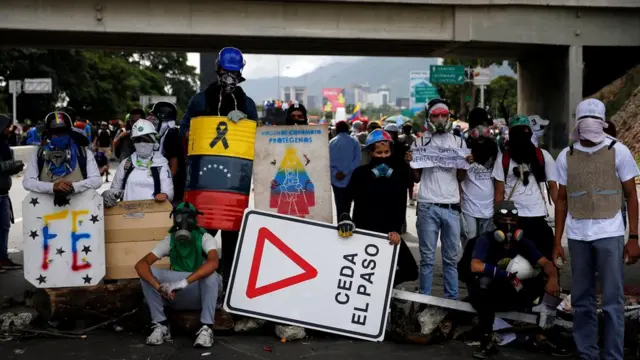 Protesta en Venezuela