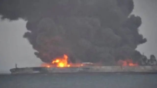 نفتکش حامل معیانات گازی از ایران