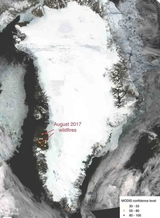 این آتش سوزی در منطقه ای نزدیک به شهر سیسیومیت رخ داده است