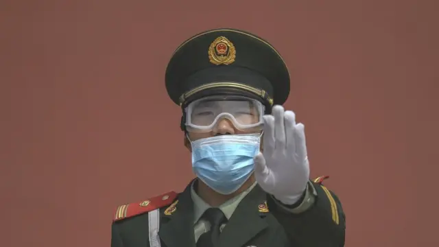 A Chinese police