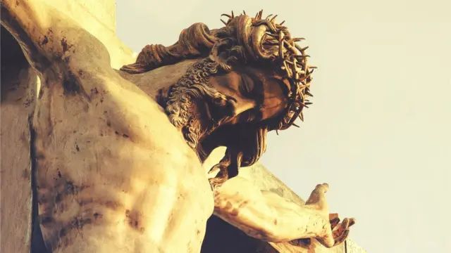Imagen de Jesús crucificado.