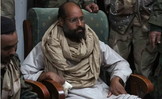Saif al-Islam Kadhafi a été maintenu en captivité pendant près de six ans après sa capture en 2011.