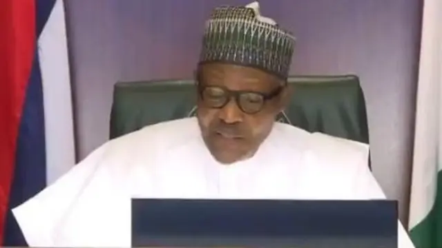 Aworan aarẹ Buhari