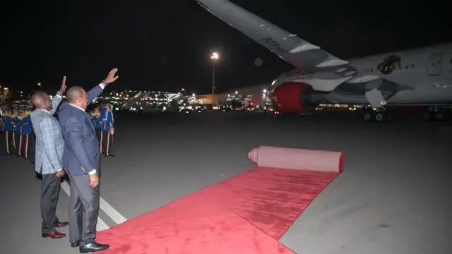 Rais Kenyatta na William Ruto