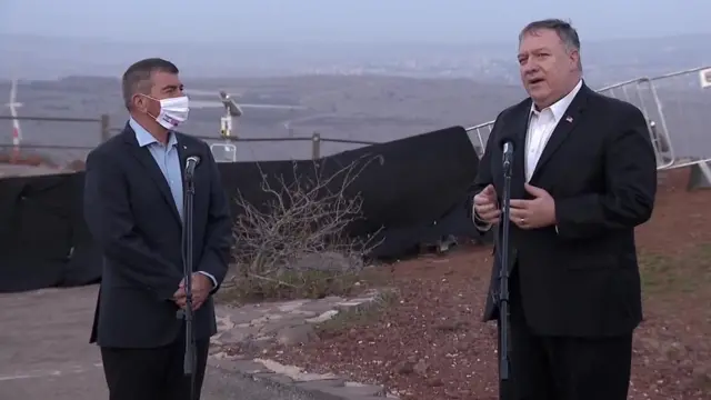 Майк Помпео на Голанских высотах