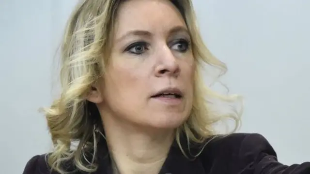 ماريا زاخاروفا المتحدثة باسم وزارة الخارجية الروسية