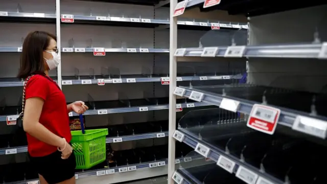 新加坡早前出現搶購潮。