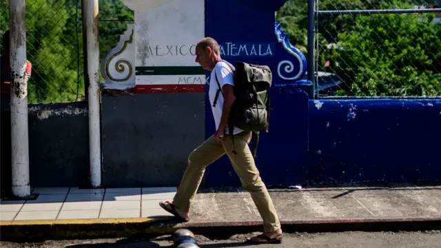 Migrantes en frontera sur