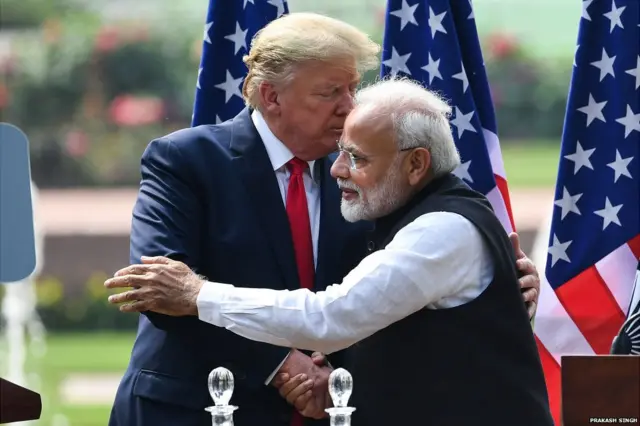 डोनाल्ड ट्रंप, नरेंद्र मोदी