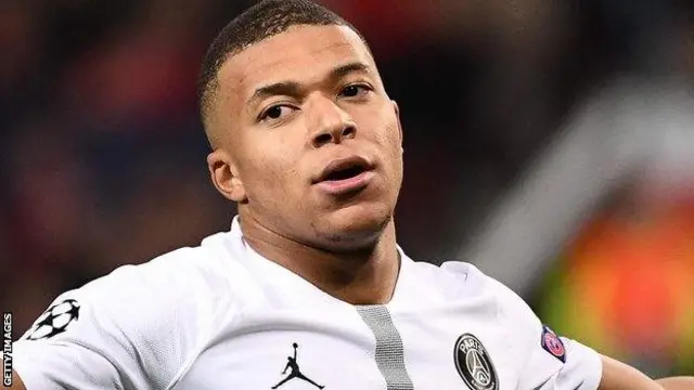 Mshambuliaji wa PSG Kylian Mbappe
