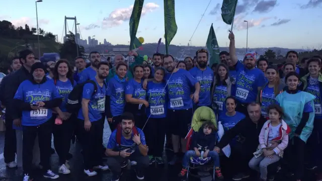 İstanbul Maradonu Emel Korkmaz destek koşusu