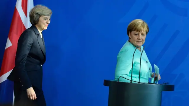 Тереза Мэй и Ангела Меркель
