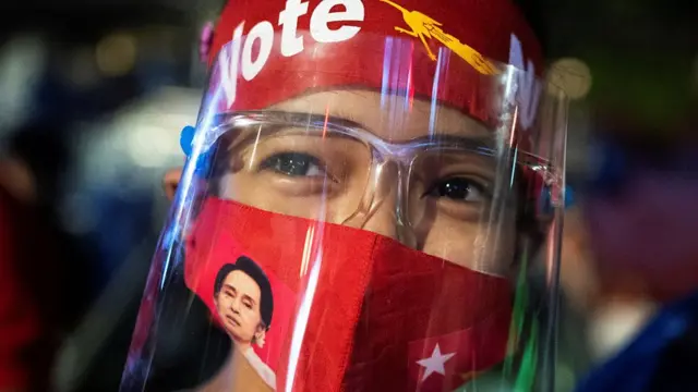 昂山素季的支持者