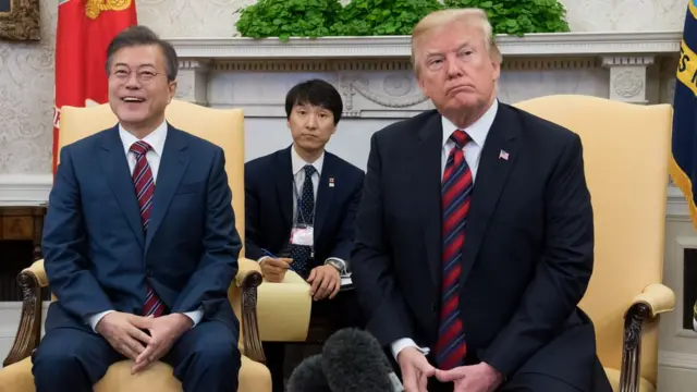 ترامب يلتقي الرئيس الكوري الجنوبي في البيت الأبيض