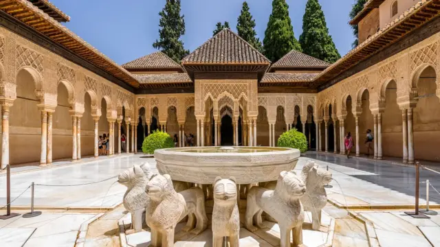 alhambra, granada, spanyol