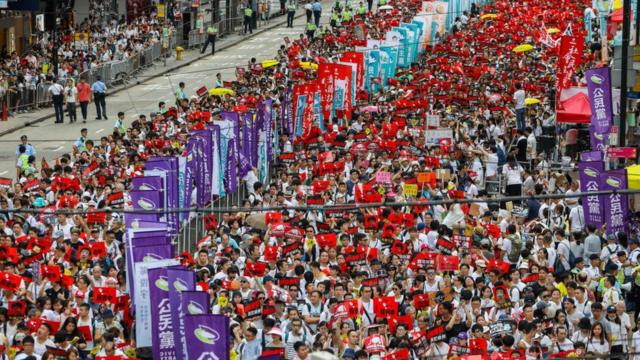 6月9日香港反逃犯条例大游行