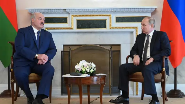 Путин и Лукашенко