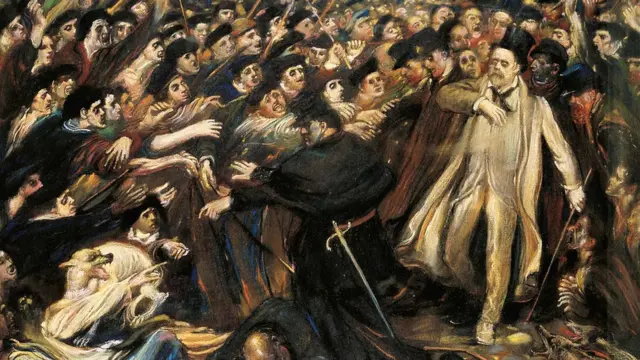 obra de Henry de Groux.