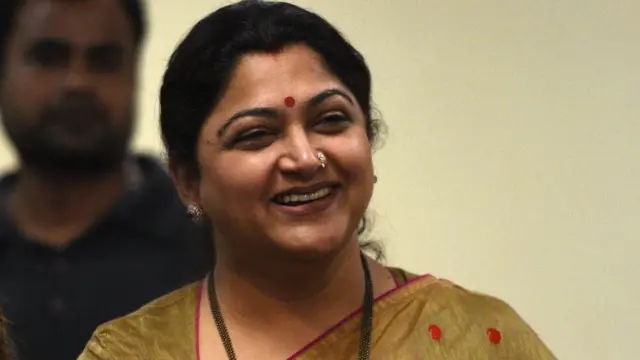 বিজেপি নেত্রী খুশবু সুন্দর