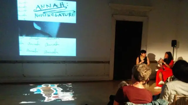 Karya seni yang baik harus memicu pembicaraan, perbincangan dan silang pendapat, kata Khairani (kiri).