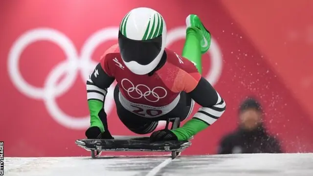 Simidele Adeagbo aux Jeux olympiques d'hiver de Pyeongchang 2018
