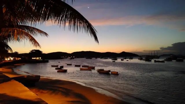 Atardecer en Buzios, Brasil.