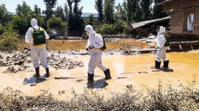 Намангандаги сув тошқинлари