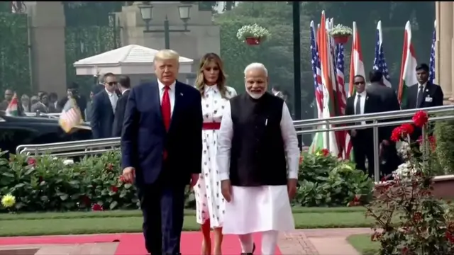 TrumpInIndiaBBC