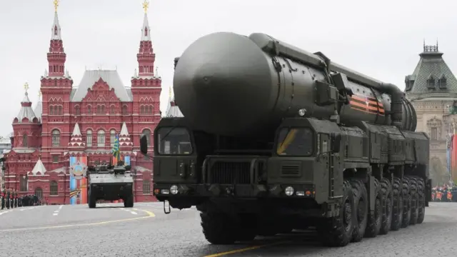 Imagem mostra míssil balístico russo na Praça Vermelha,caça niquel bonusMoscou