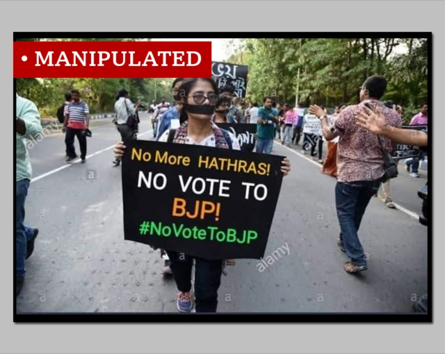 છેડછાડ કરવામાં આવેલ તસ્વીર જેમાં ખોટા દાવા કરવામાં આવી રહ્યો છે