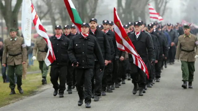 Jobbik destekçileri