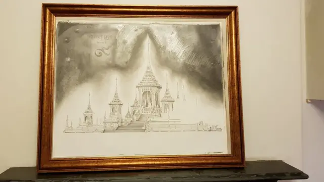 ภาพวาดพระเมรุมาศ