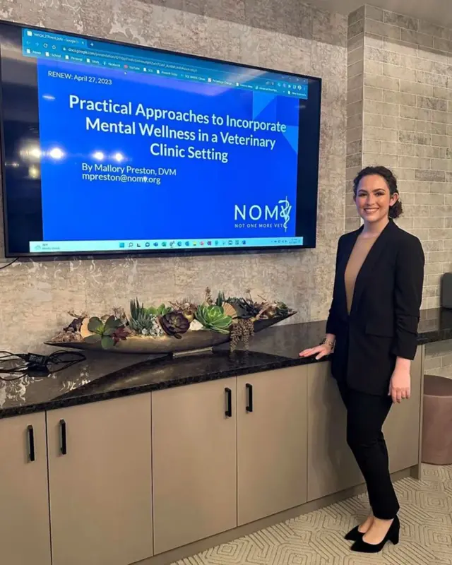 '낫 원 모어 벳' 같은 단체는 수의사들이 자신과 동료의 정신적 고통이 보내는 신호를 깨닫도록 돕고 있다