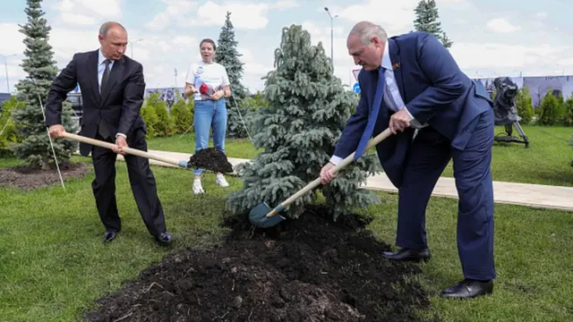 Путин и Лукашенко