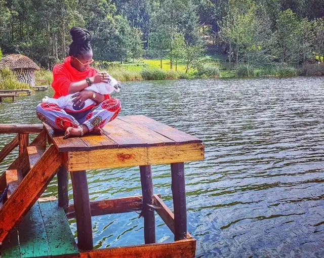 Anne Kansiime na walipata mtoto wao wa kwanza wa kiume mwezi Aprili, 2021