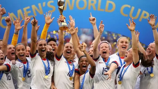 USA World Cup winners celebrating