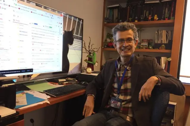 Juan Huberto Sossa Azuela, jefe del laboratorio de robótica y mecatrónica del IPN.