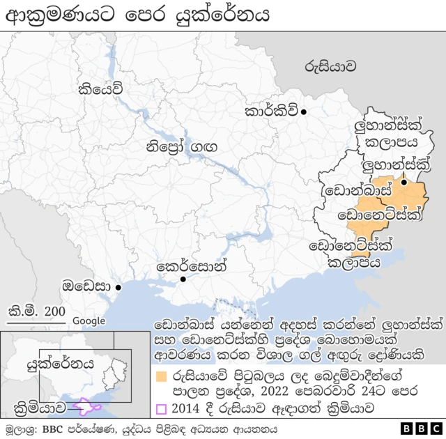 Ukraine before invasion