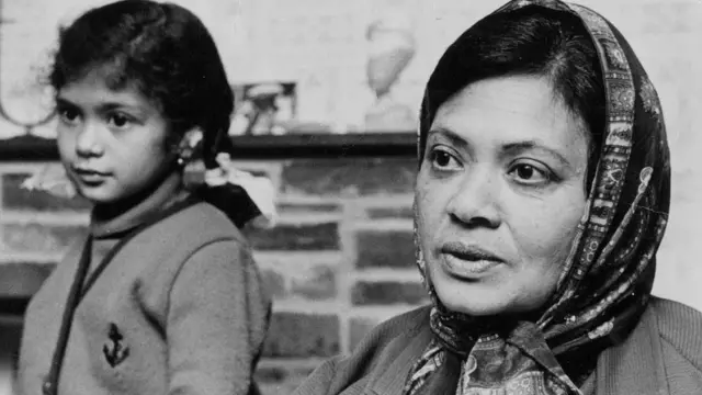 La veuve de l'imam Haron et Fatiema