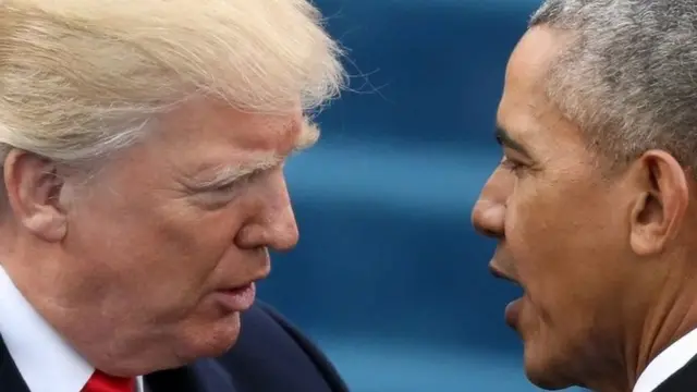 ટ્રમ્પ અને ઓબામા