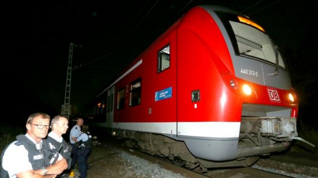 Нападение на поезде в Германии