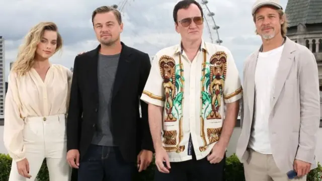 Margo Robi, Leonardo Dikaprio, Kventin Tarantino i Bred Pit