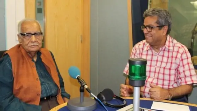 குல்தீப் நய்யருடன் ரெஹான் ஃபஜல்